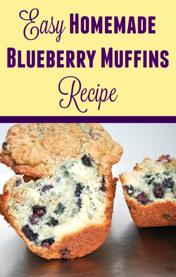 Homemade Blueberry Muffins Recipe