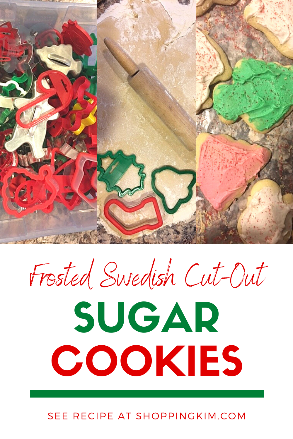 Frosted Swedish Sugar Cut-Out Cookie Recipe