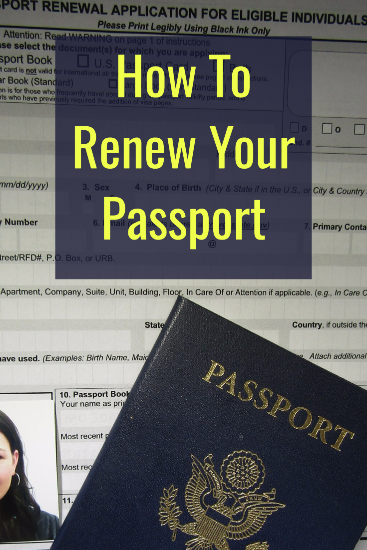 How To Renew Your Passport