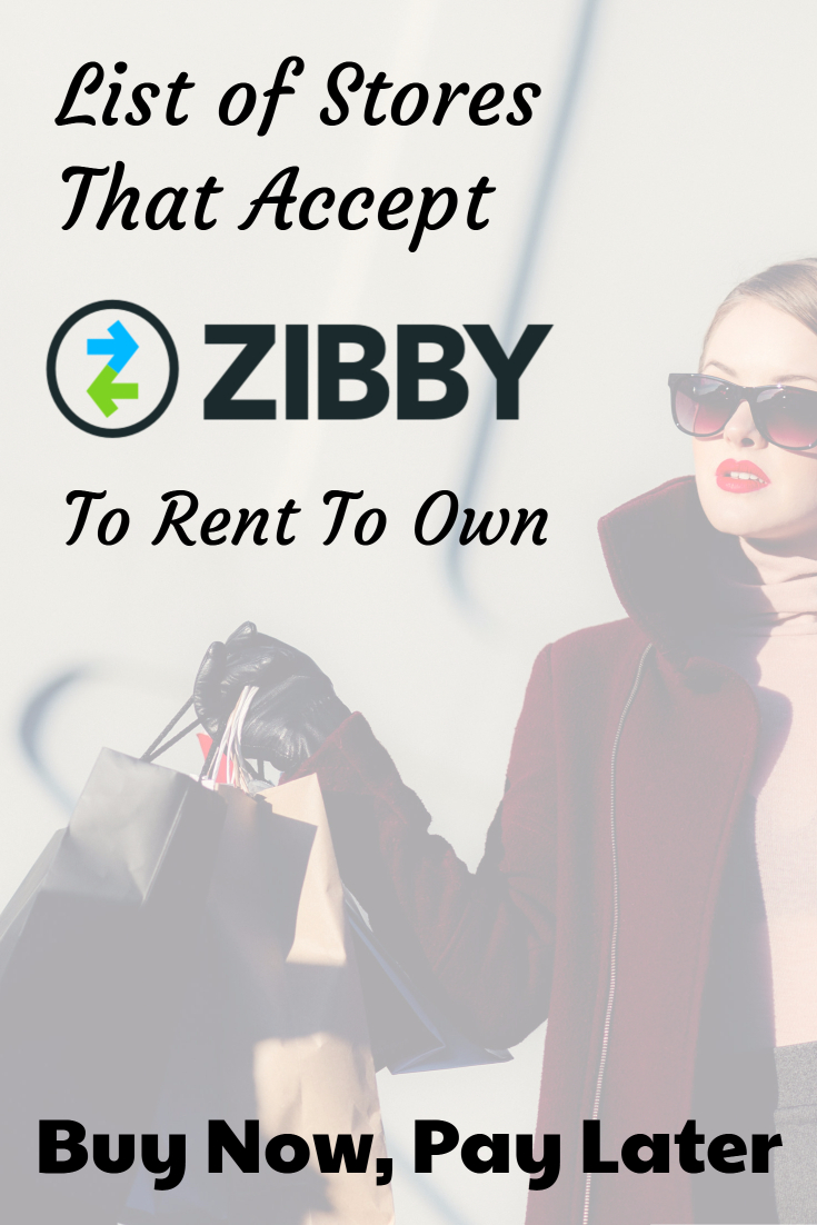 Online Stores that Accept Zibby for Payment to Rent To Own