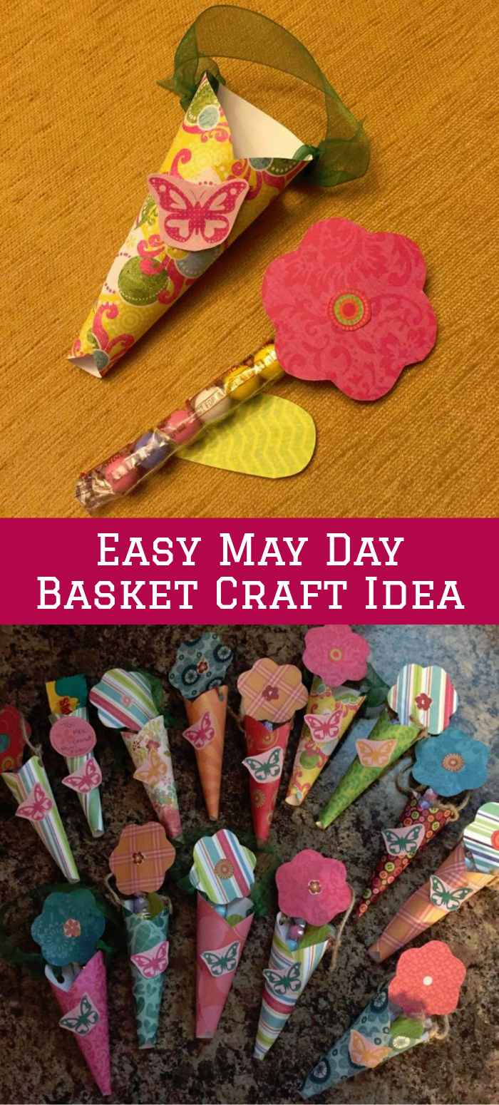 Easy May Day Basket Craft Idea