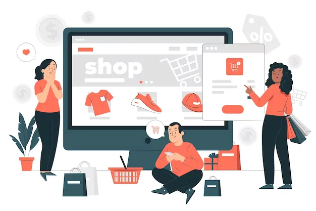 e-commerce webpage